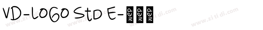 VD-LOGO Std E字体转换